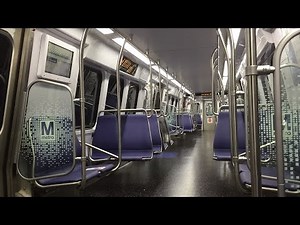 Washington Metrorail HD 60fps: Riding 7000 Series On Blue Line (Rosslyn to Stadium-Armory)