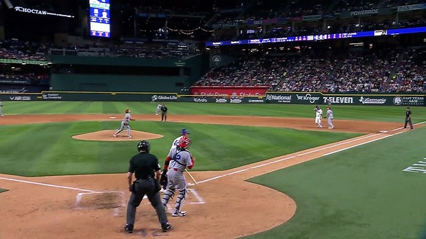 Corey Seager out on baserunner's interference