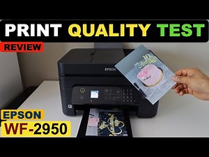 Epson WorkForce WF-2950 Print Quality Test.