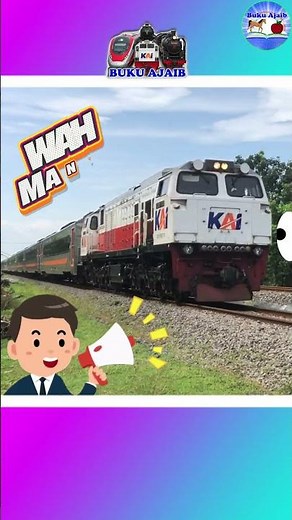 WAW!! Is there something different about yourself?! #shorts #train #keretaapi #bukuajaib