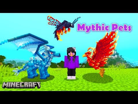 Taming Mythical Pets in Minecraft / Mythical Pets Addon