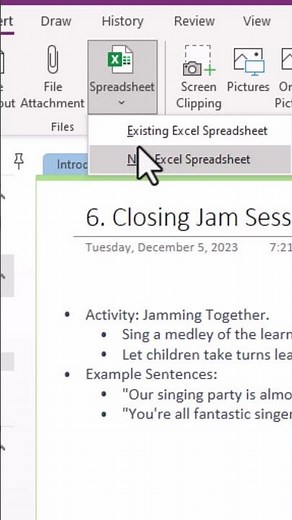 How to Insert Excel Sheet in MS One Note #onenote #techcampusyt