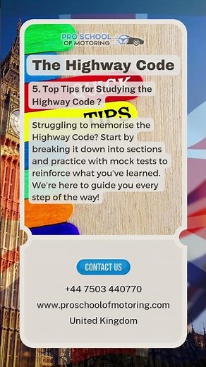 5. Top Tips for Studying the Highway Code