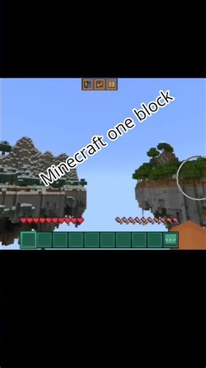 Minecraft one block