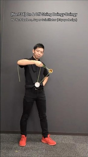 [No.738]🪀Today's Yo-Yo Trick & Tutorial: On & Off String Boingy-Boingy #yoyo #yoyotricks