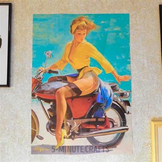 Bringing Old Poster Back to Life! 🎨🖼️ | 5-Minute Crafts