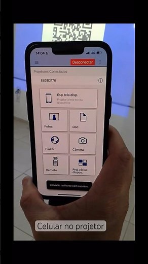 Projetar Epson ( smartphone) #epson #projetar #celular