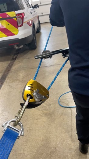 20K views · 1.1K reactions | Using the @rock.n.rescue rescue genius with the @petzl_official maestro #firefighter #firefighters #rescue #rescueco #rescuecompany #rescuetech #rescuetechnician #rescuetechniques #roperescue #roperescuetraining #roperescueops #roperescueoperations #roperescuetech #roperescuetechnician #rescuetechnicianintraining #rescuetechnicianstudent | The Rescue Boss | Facebook