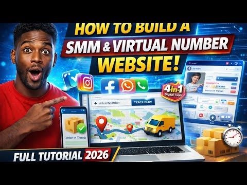 HOW TO BUILD 4-IN-1 WEBSITE....SMM | OTP | VTU | LOGS 2026. ‪@subscriber‬ ‪@jinglyy9610‬
