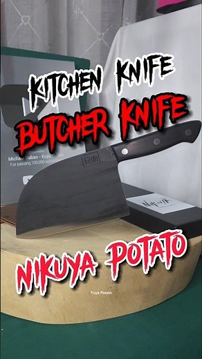 The Sharpest Japanese Kitchen/Butchers chopping knife EVER! Nikuya Knife review