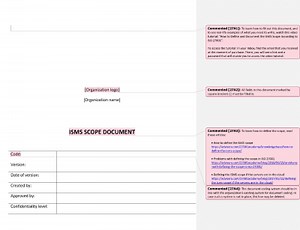ISMS Scope Document [ISO 27001 templates]