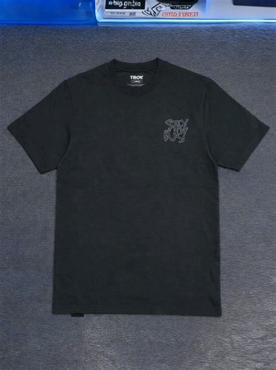 Troy Company Tshirt Dark Grey Main Vive #baju #bajukaos #bajupria