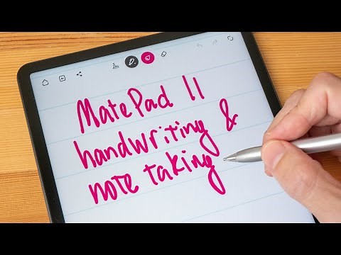 Huawei MatePad 11 handwriting and note taking