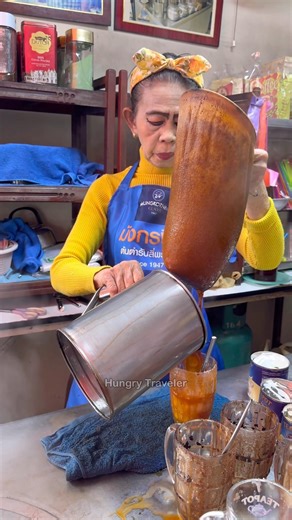 Must Try Extra Sweet Thai Milk Tea - Thai Street Food