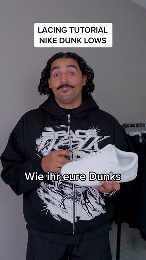 LACING TUTORIAL: Nike Dunk Low - Sneaker Schnürsenkel Binden