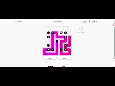 Linkedin Zip #347 Today's answer #Zip - 27/02/2026