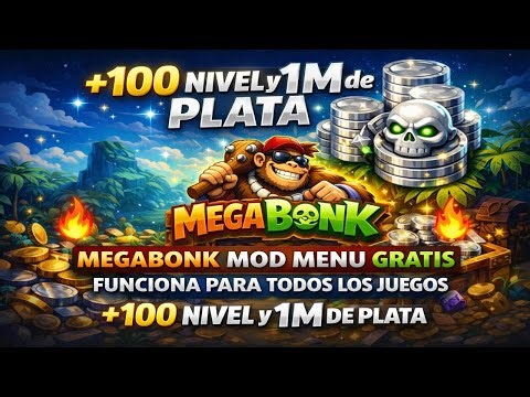 🔥 MEGABONK MOD MENU GRATIS | FUNCIONA PARA TODOS LOS JUEGOS | +100 NIVEL y 1M DE PLATA 🔥