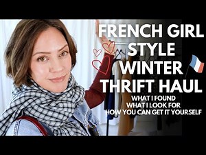 French Girl Style Thrift Haul for Winter