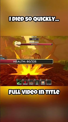 I Died So Quickly... #roblox #dinosaur #primalpursuit