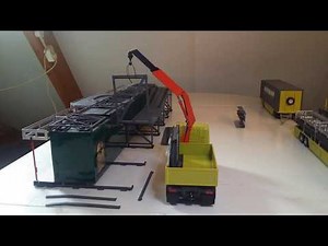 Geisterbahn model - transport and build up