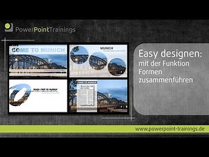 Easy designen mit der Funktion "Formen zusammenführen"