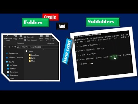 How to Create Folder Command Prompt (cmd)