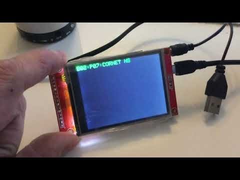 Synth_Dexed on Teensy3.5 with ILI9341 TFT