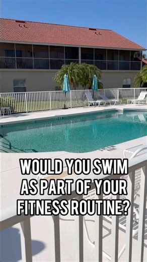 Would YOU Swim for Your Workout #fitness #pool #swimming