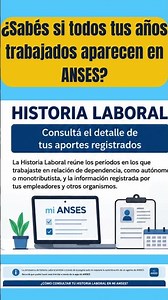 Cómo consultar tu Historia Laboral paso a paso #ANSES #HistoriaLaboralANSES #MiANSES