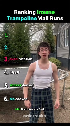 Ranking Funniest Trampoline Moments 🤸🏻‍♂️
