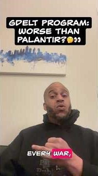 GDELT Project = Worse than Palantir?