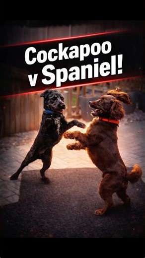 Cockapoo Playing with his mate #cockapoo #dogvlog #shorts