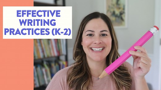 4 Best Practices for Teaching Writing (K-2) - Susan Jones Teaching