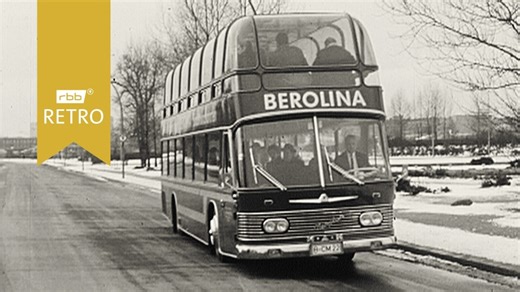 rbb Retro – Berliner Abendschau: Doppeldecker-Aussichtsbus