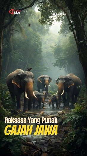 Javan Elephants Once Lived in Indonesia?! A History Few People Know 🐘 #shorts #elephant #trending