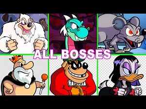 DuckTales Remastered All Bosses Fight (No Damage) and Ending