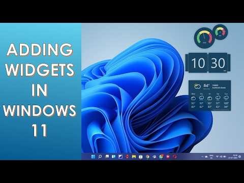 How to Install Desktop Gadgets for Windows 11 Widgets on Desktop