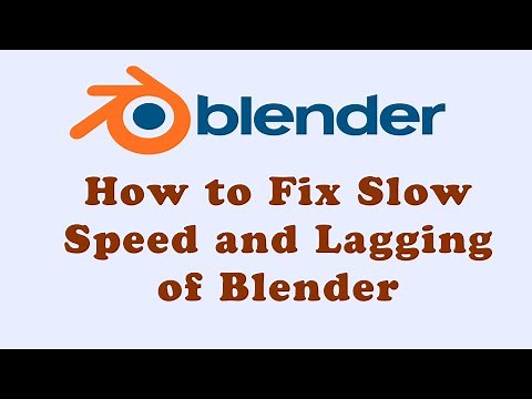 How to fix slow blender - how to fix blender lagging for under 2.8 version easily