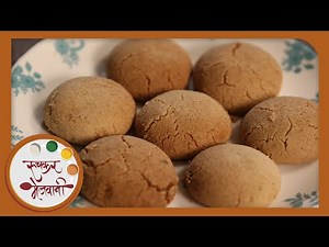 Eggless Nankhatai | Recipe by Archana | Indian Sweet Cookies / Homemade Biscuits in Marathi