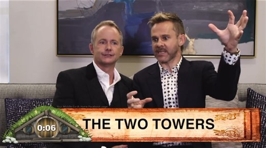 📖 Billy Boyd (Pippin) and Dominic Monaghan (Merry) summarize The Hobbit and Lord of the Rings in 15 seconds. #Lordoftherings #lotr #Hobbit #movie #books #plot #peterjackson #tolkien #interview #funny | Your Middle-Earth Home
