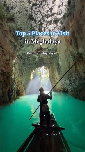 Top 5 Places to Visit in Meghalaya | Best Places to visit in North East India in June #meghalaya