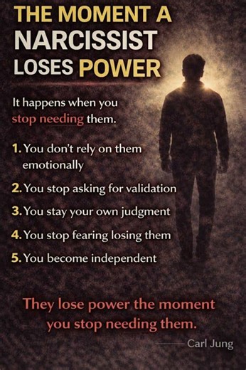 The Moment A Narcissist Loses Power (Carl Jung)