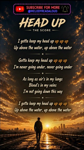 Head Up 🌅 | The Score | Powerful Motivational Lyrics #shorts