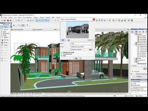 Rendering on ArchiCAD with Cinerender's advanced options