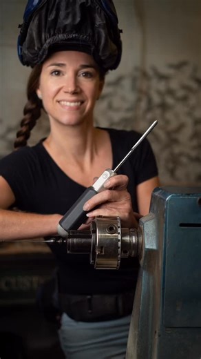 Ashley Harwood on Instagram: "If you’re making finials, this handle is for you! I designed the Detail Collet Handle to be the lightest, most comfortable, and most versatile for fine spindle work. And the set comes with the three tools that I use to turn my finials. Here are the Detail Collet Handle specs: -Lightweight Aluminum -Comes with 1/2” collet, 3/8” and 1/4” collet reducers that store inside -Comfortable rubber grip -Works with Angle Wrench -6” long -USA made Available on my website. Link