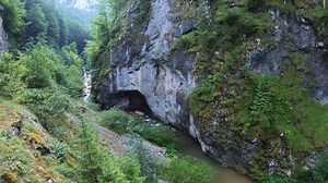 La „Cheile Galbenei” (atracție naturală a Munților Apuseni, de pe raza județului Bihor) am ajuns, în prima zi a experienței trăite, dinspre drumul Pietroasa – Boga, urmând drumul forestier care urcă înspre cantonul Luncșoara (distanța: aproximativ 15 km)... În altă zi, accesul s-a făcut din „Poiana Glăvoi” (marcaj punct galben); acesta permite parcurgerea cheilor pe tronsonul de la drumul de acces dinspre Boga până la „Cascada Evantai”, prin intermediul a trei pasaje de via ferrata – amenajate c