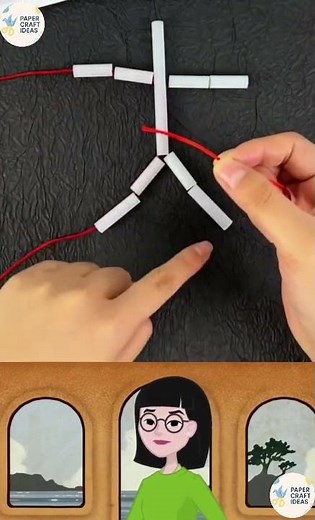 DIY Straw Ninjas That Actually Fight! 🥷⚔️ Fun Moving Craft Tutorial
