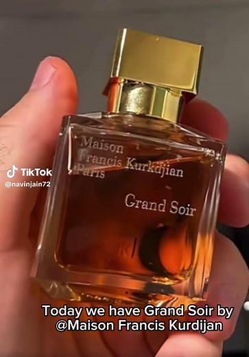 Day 15 - Grand Soir @Maison Francis Kurkdjian #grandsoir #maisonfranciskurkdjian #mfk #perfumetiktok #fragrancetiktok