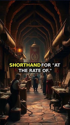 The origin of the 'at' symbol (@).