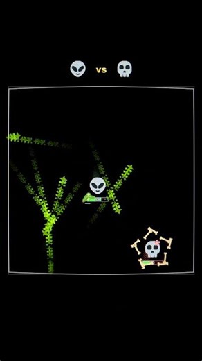 BRO GOT NO SCOPED - 👽 vs 💀 #brainrot
